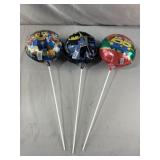 Lot of 3 Kids Balloon Sticks