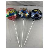 Lot of 3 Kids Balloon Sticks