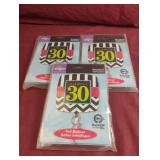 Celebrate 30 foil balloons. 3-3 ct packs