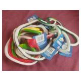 10 rubber snakes