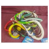 10 rubber snakes