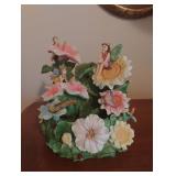 Fairy water fountain 7" tall