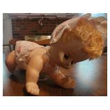 Vintage 1980s Baby Crawling Peggy Sleepy Eyes