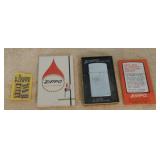 Zippo lighter and flints
