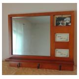 Mirrored picture frame hook wall  shelf decor 23