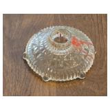 Anchor Hocking Star & Bars Pattern Candle Holder