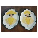 Vintage Handmade Wall Decorative Plates