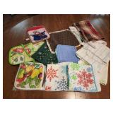 Kitchen Towels and pot holders