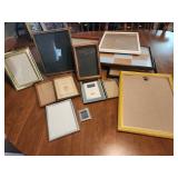 Picture frames assorted sizes