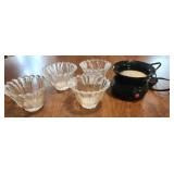 Wax warmer Glass votive holders,