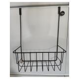 Cabinet door metal basket