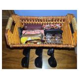 Basket of Assorted Glasses & Cases
