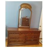 Burlington House Furniture 7 drawer dresser with