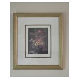 Antique Floral Gaiety Print Artist Unknown 15ï¿½"x