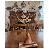 MyGift 14-Inch Modern Bronze Jewelry Organizer