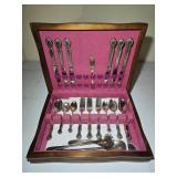 29 Pc Silver Plated Silverware Set