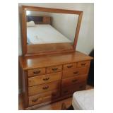 Vintage 8 drawer dresser 441 Dbl Dr Salem dresser