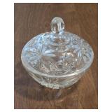 Vintage Anchor Hocking Prescut Candy Dish6" tall