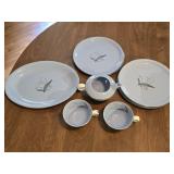 9 Piece Homer Laughlin Skytone Dinerware Set