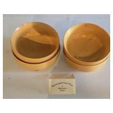 Handcrafted in Williamsburg Wooden 6.5" Bowls