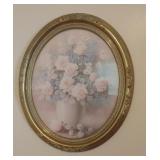 T.C. CHIU Fine Art Print Vintage Pink Roses &