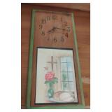 Wood clock 7 x 15