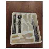 Silverware and tray