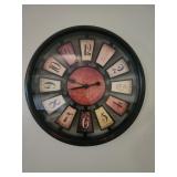 12" wall clock