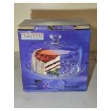 Presentations Footed Cake Plate NIB