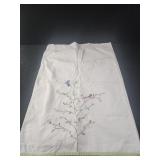 2 Embroidered bird tea towels
