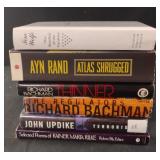 Novels by Tom Wolfe, Ayn Rand, Richard Bachmann,