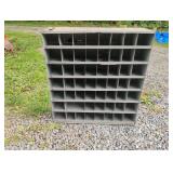 Lyon metal divided organizer 55 slots. 34 x 48 x 9
