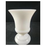Vintage White Napco Milk Glass Cleveland Pedestal