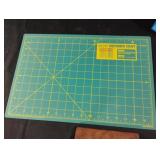 Quad cane tips, rotary mat, napkin holder and a