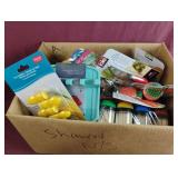 Toothpicks, mini cheese knives, veggie dudes and