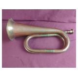 Copper bugle 12" long. Made in India