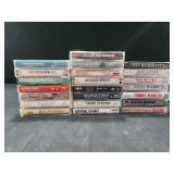 22 country cassette tapes, some are unopened,
