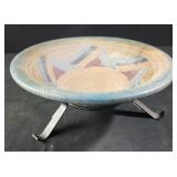 10" diameter Aztec Sun Design Red Clay Terra