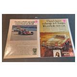 1975 Dodge charger vtg advertising,  quaker state
