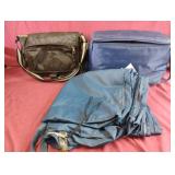 Zippered nylon bag, lunch box and a multi pocket