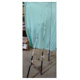 Fishing rods with reels