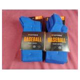 Youth black baseball socks. 4 pairs XS