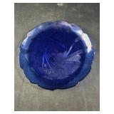 vintage Arcoroc France Cobalt Blue Glass
