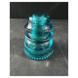 Hemingway aqua blue glass insulated vintage