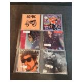 ASSORTED CDS, AC DC, BOB DYLAN , JOE COCKER, WHO,