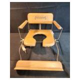 vintage wooden Hamilton Mfg. Child Craft Potty