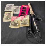 Curling iron, Bobby pins and clips