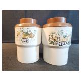 vintage Sterilite "Spice of Life" salt and pepper