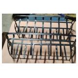 Set of 2 metal planters 29.5 x 8 x 7.5