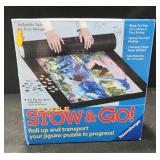 Puzzle stow and go mat